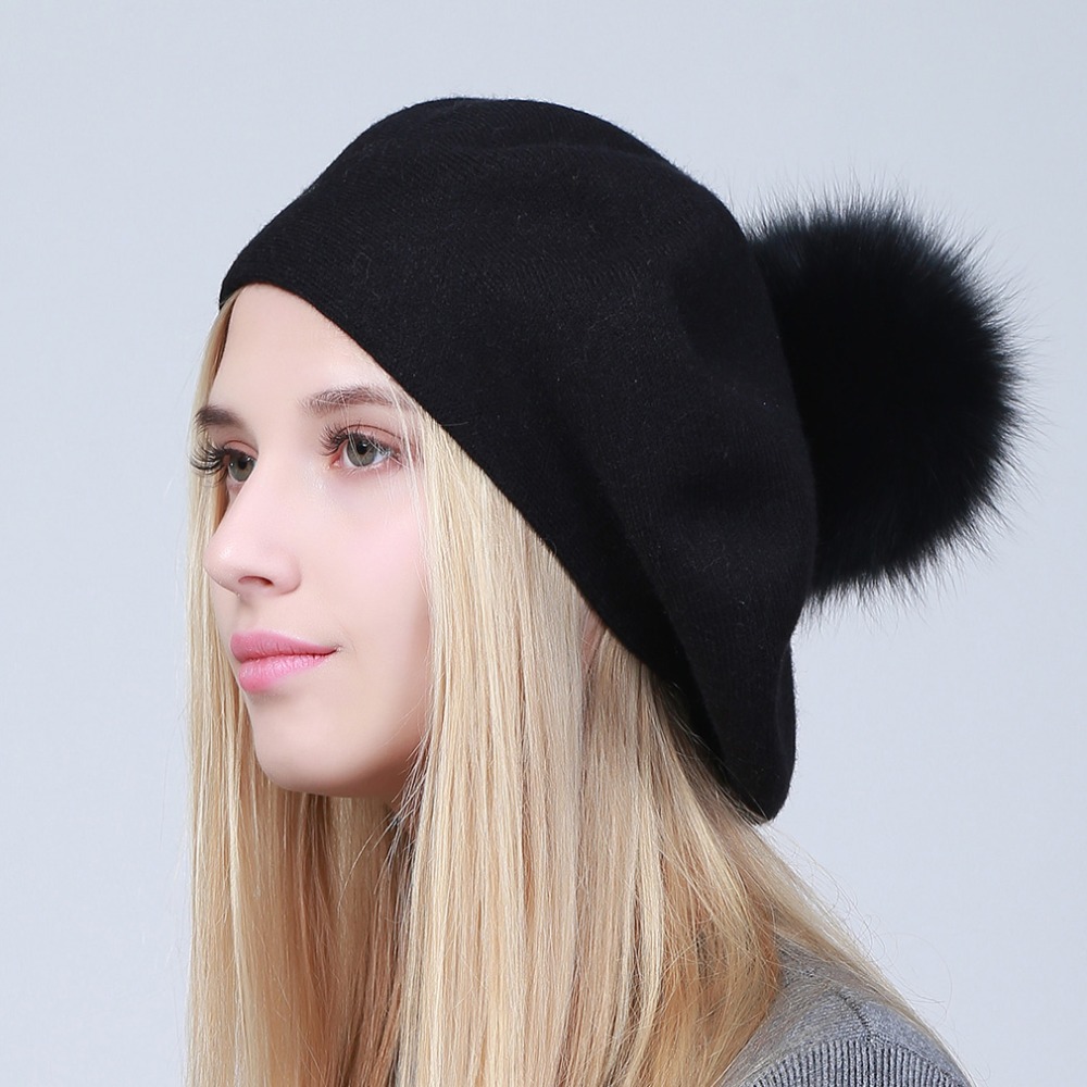 Geebro ผู้หญิง Beret หมวกฤดูหน - Beret French Wool บทวิจารณ์และราคา