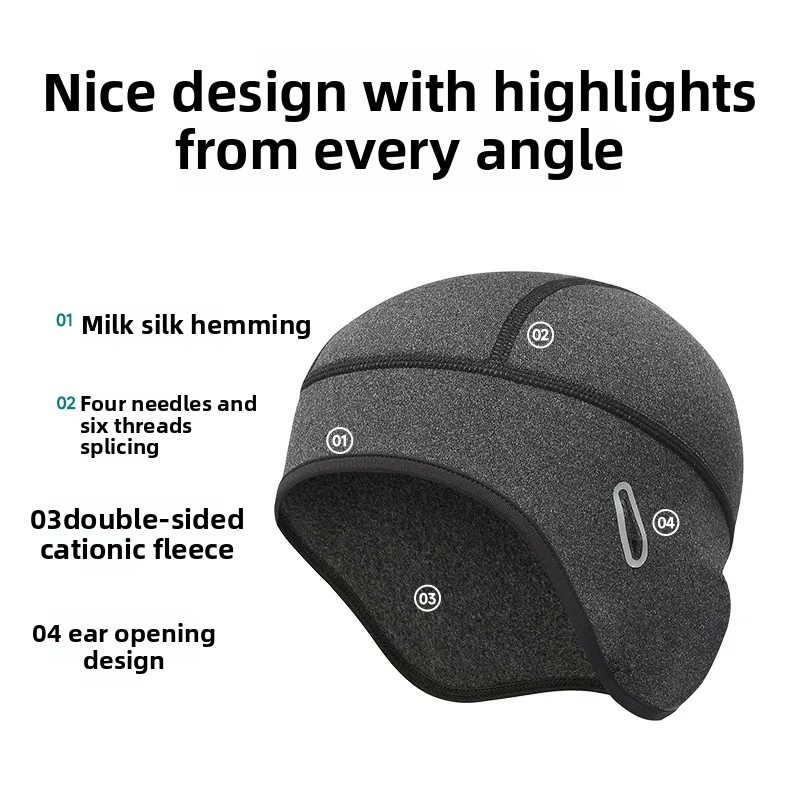 หมวกกันหนาวสำหรับปั่นจักรยาน ห - Skull Cap Helmet Liner บทวิจารณ์และราคา