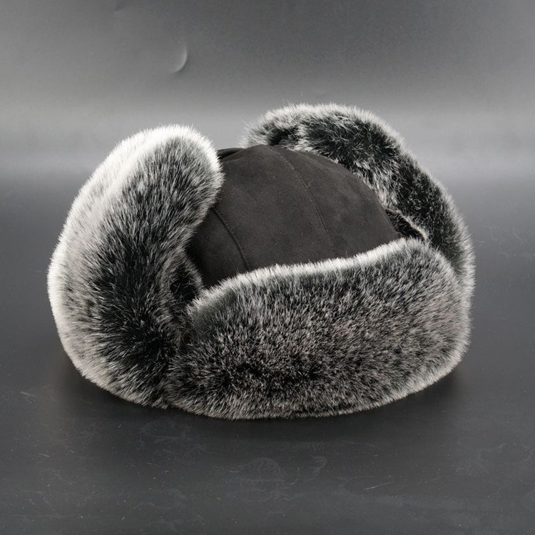 หมวกกันหนาวบุขนเทียมสำหรับผู้ช - Trapper Hat Ear Flap บทวิจารณ์และราคา