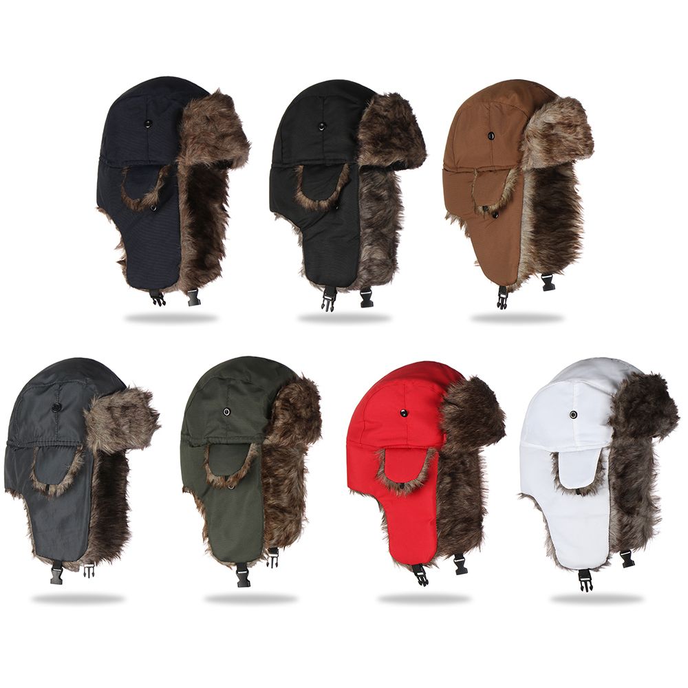 หมวกไหมพรมกันหนาวแบบมีที่ปิดหู - Trapper Hat Ear Flap บทวิจารณ์และราคา