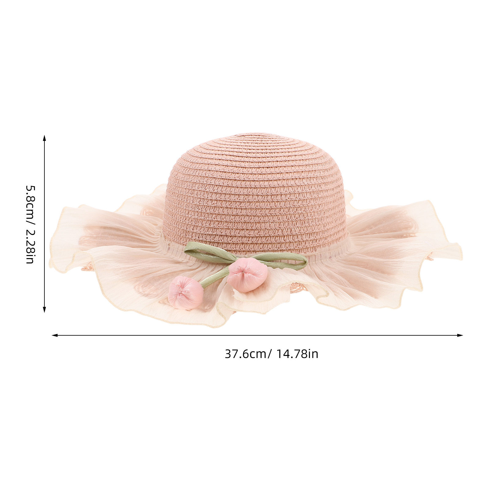 หมวกปีกกว้างสำหรับเด็กผู้หญิง  - Sun Hat Wide Brim บทวิจารณ์และราคา