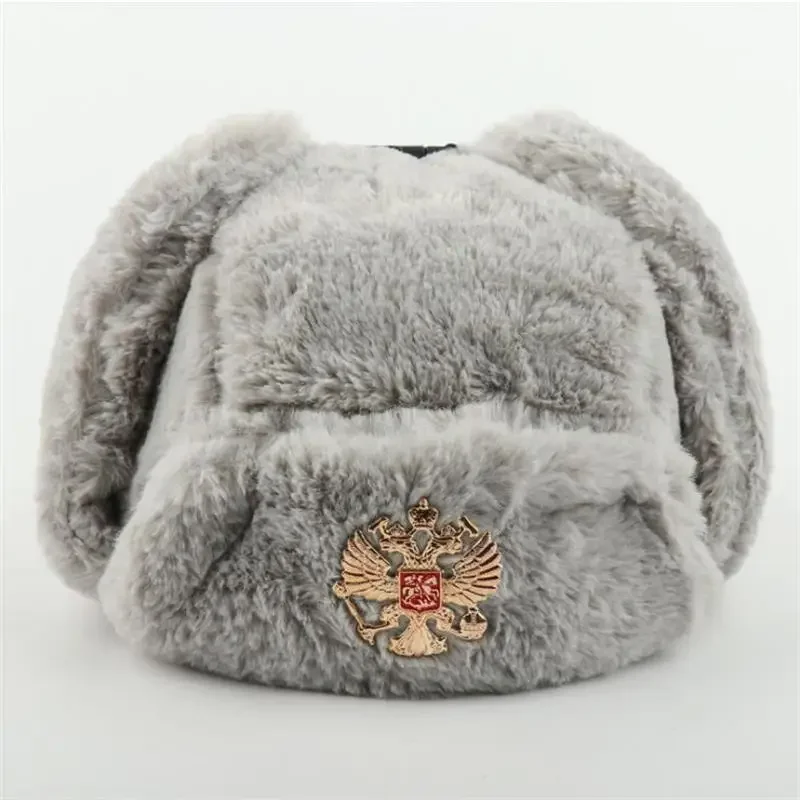 หมวกอูชานกาแบบโซเวียตสำหรับผู้ - Trapper Hat Ear Flap บทวิจารณ์และราคา