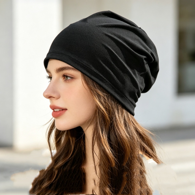 หมวกบีนนี่ผู้ชายผู้หญิง แห้งเร - Skull Cap Helmet Liner บทวิจารณ์และราคา