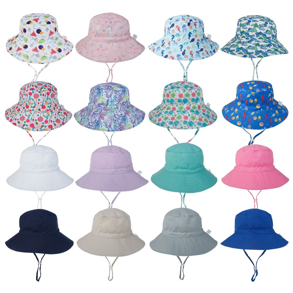 หมวกว่ายน้ำสำหรับเด็กชายและเด็ - Sun Hat Wide Brim บทวิจารณ์และราคา