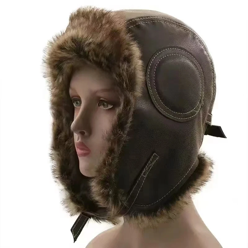 หมวกหนัง SnowWint แบบมีที่ปิดห - Trapper Hat Ear Flap บทวิจารณ์และราคา