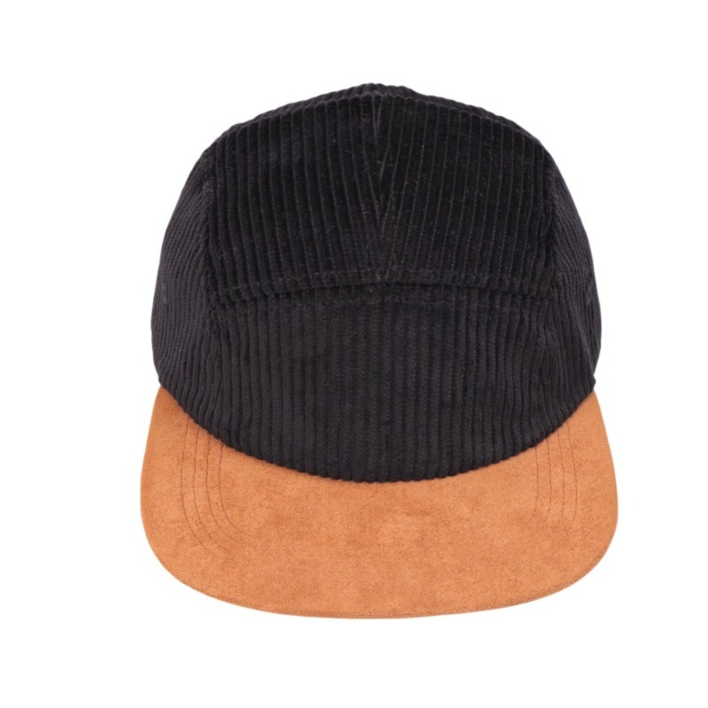 หมวกเบสบอลทรงเรโทรแบบสบายๆ ขอบ - Corduroy Cap 5 Panel บทวิจารณ์และราคา