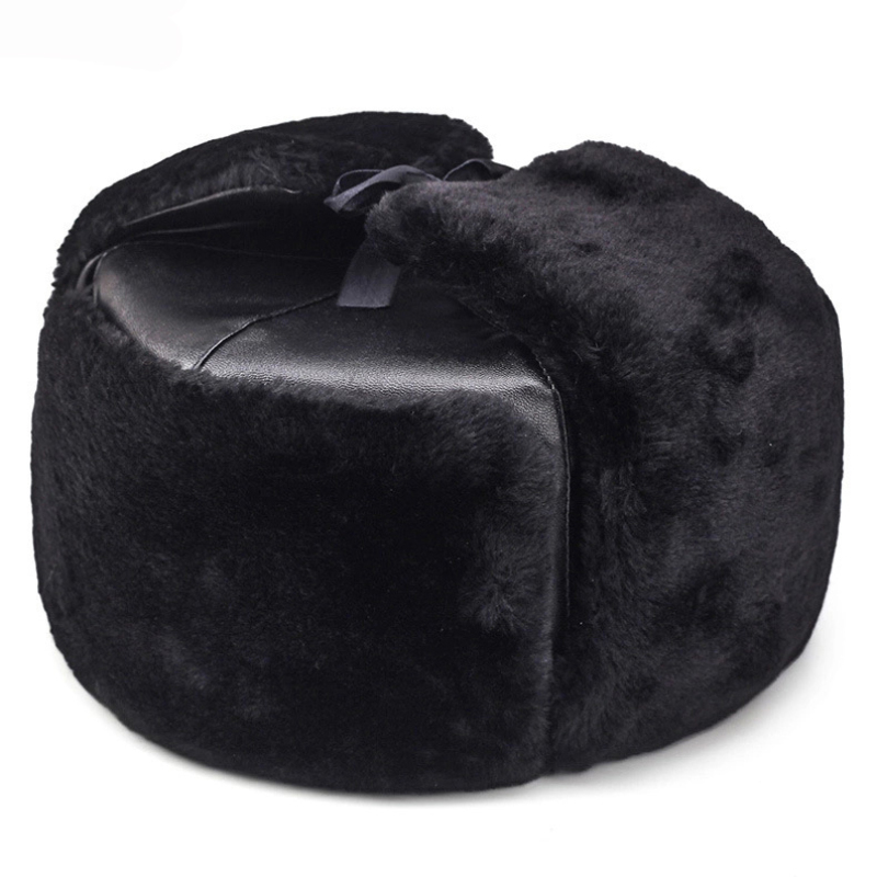หนารัสเซียหมวกทหารหมวกทหารหมวก - Trapper Hat Ear Flap บทวิจารณ์และราคา