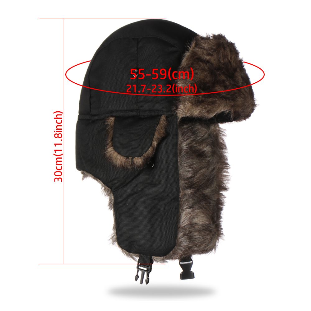 หมวกกันหนาวแบบมีที่ปิดหู หมวกส - Trapper Hat Ear Flap บทวิจารณ์และราคา