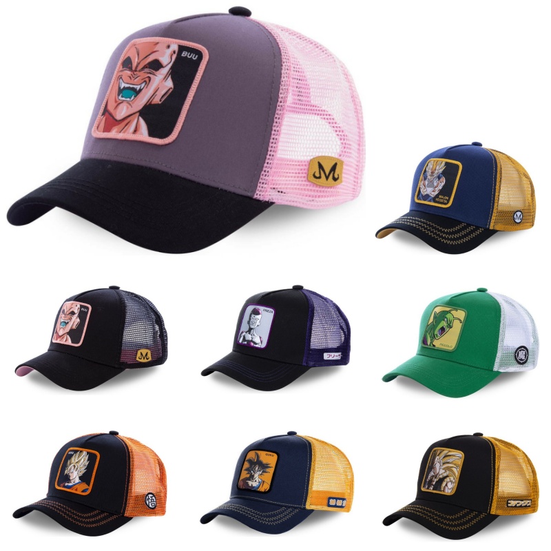 หมวกแก๊ป goku ปักลายดราก้อนบอล - Trucker Cap Mesh บทวิจารณ์และราคา