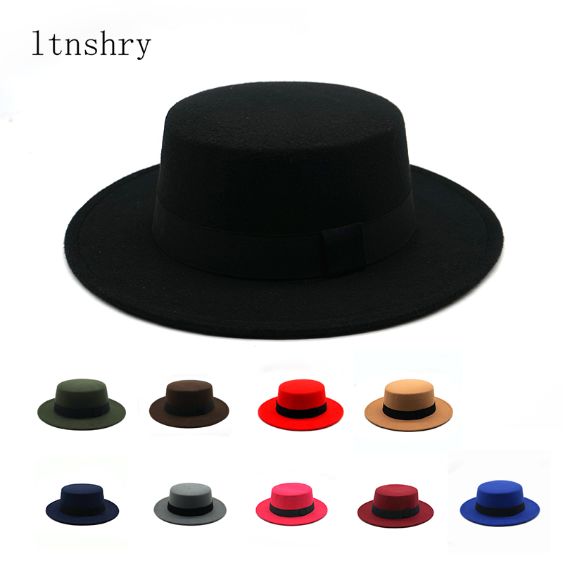 ฤดูหนาวฤดูใบไม้ร่วงขนสัตว์เทีย - Fedora Hat Wool บทวิจารณ์และราคา