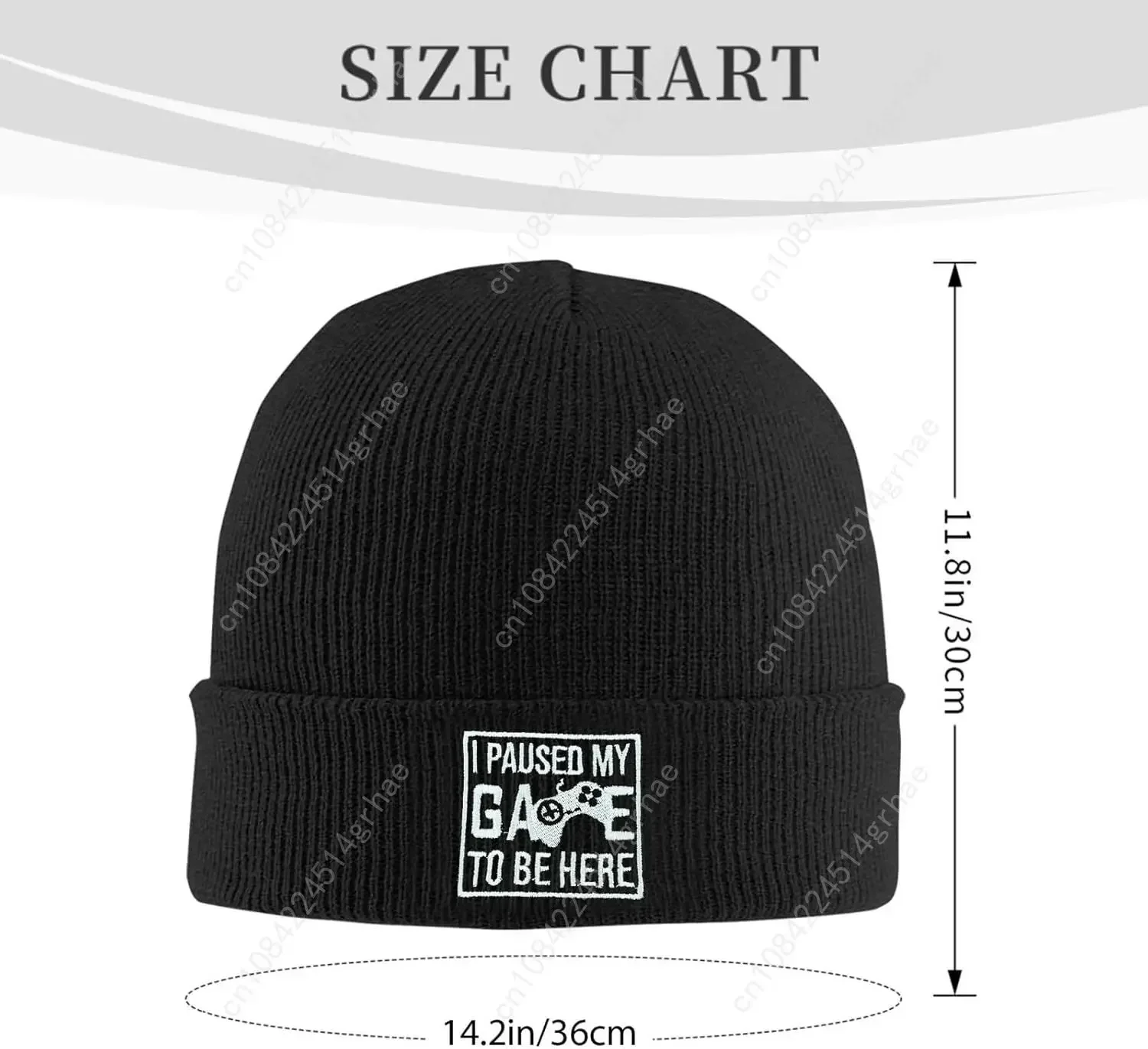 หมวกบีนนี่ปักลายปลา หมวกไหมพรม - Beanie Cuffed Knit บทวิจารณ์และราคา