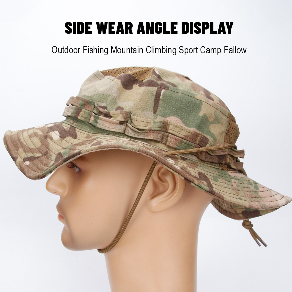 หมวกบูนี่ลายพรางยุทธวิธี UPF 5 - Boonie Hat Tactical บทวิจารณ์และราคา