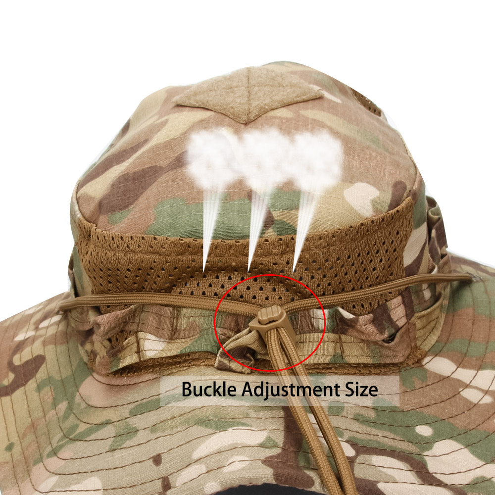 หมวกบูนี่ลายพรางยุทธวิธี UPF 5 - Boonie Hat Tactical บทวิจารณ์และราคา