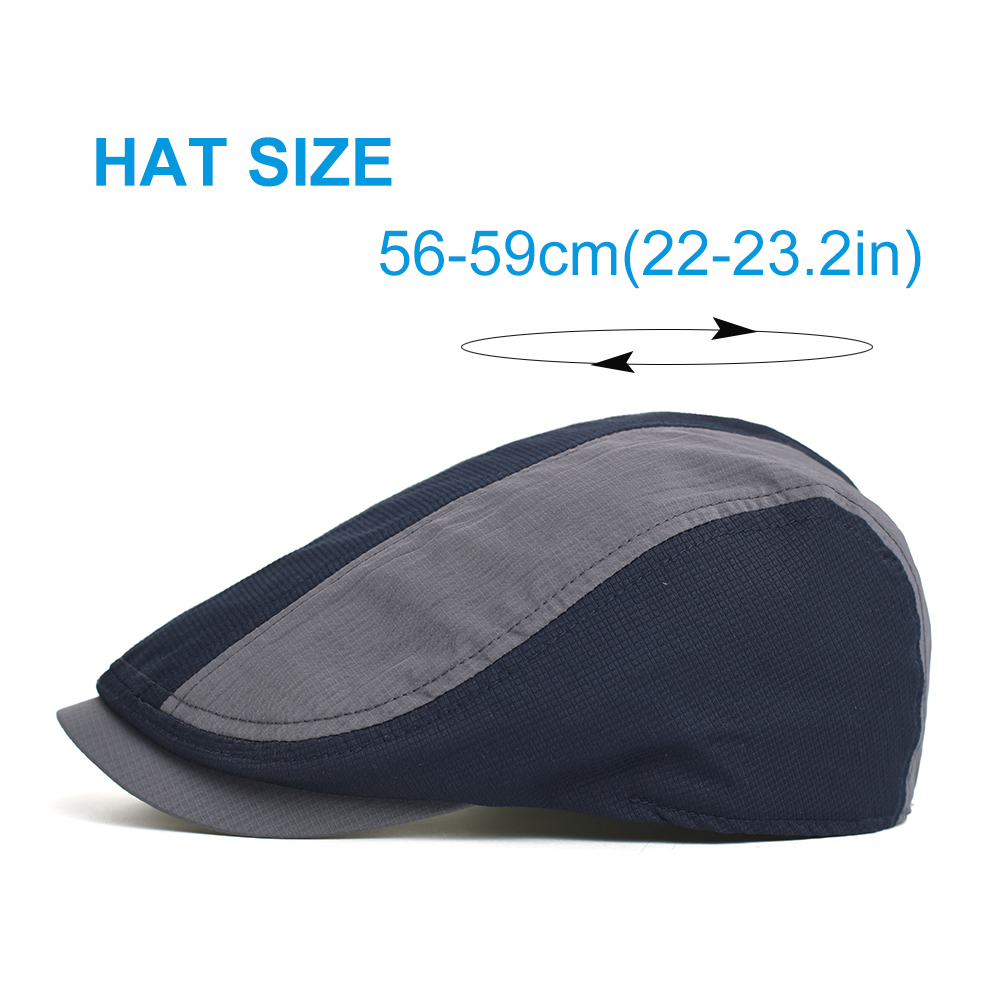 หมวกแก๊ปทรงนิวส์บอย ระบายอากาศ - Newsboy Cap Ivy บทวิจารณ์และราคา