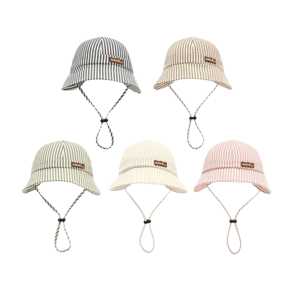 หมวกบักเก็ตเด็ก ลายทางใหม่ ปรั - Sun Hat Wide Brim บทวิจารณ์และราคา