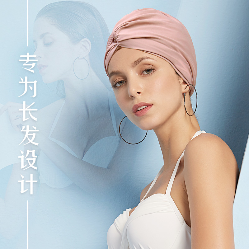 ผู้หญิงสุภาพสตรีแฟชั่นสบายหมวก - Swim Hat Silicone บทวิจารณ์และราคา