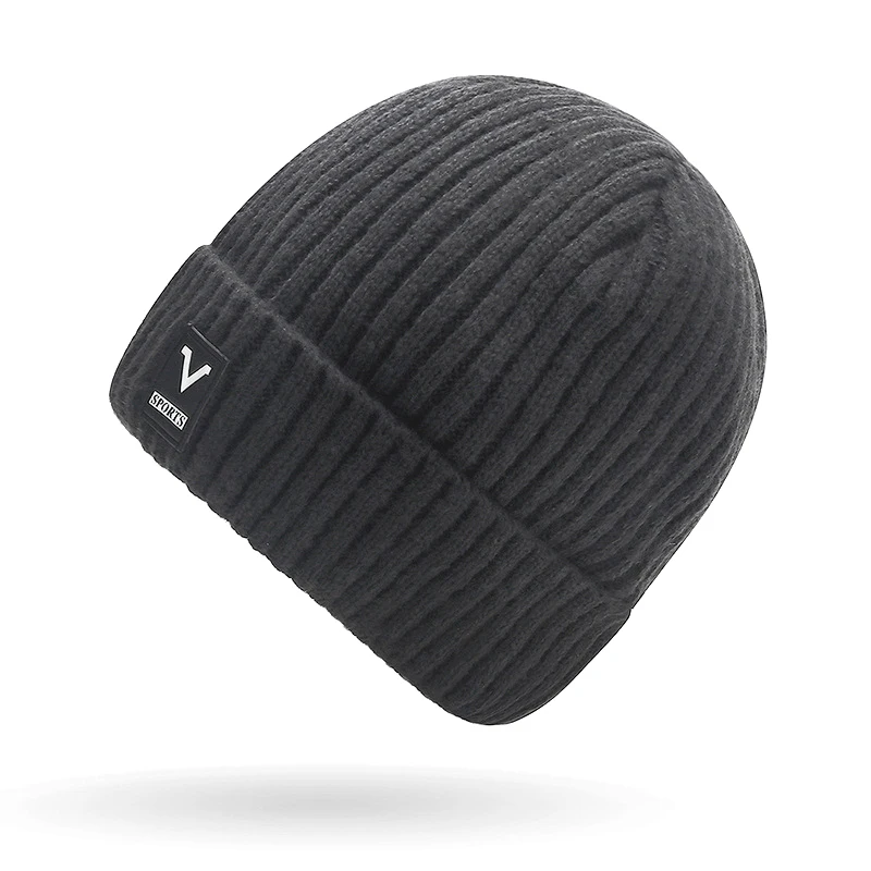หมวกผู้ชาย Slouchy ถักหมวกกะโห - Beanie Cuffed Knit บทวิจารณ์และราคา