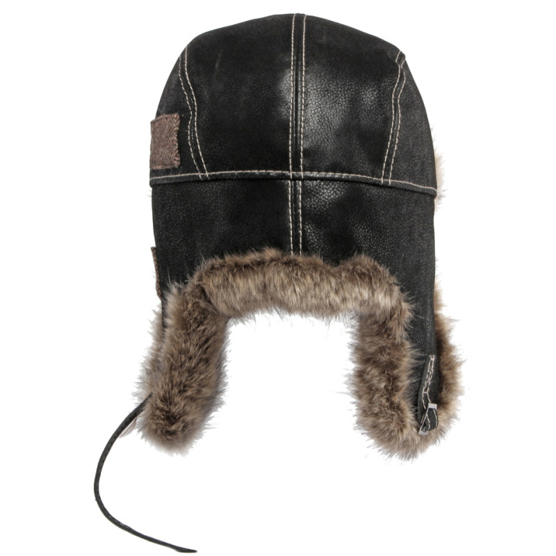 HT4098 รัสเซียหมวกหนาหนังฤดูหน - Winter Trapper Hat บทวิจารณ์และราคา