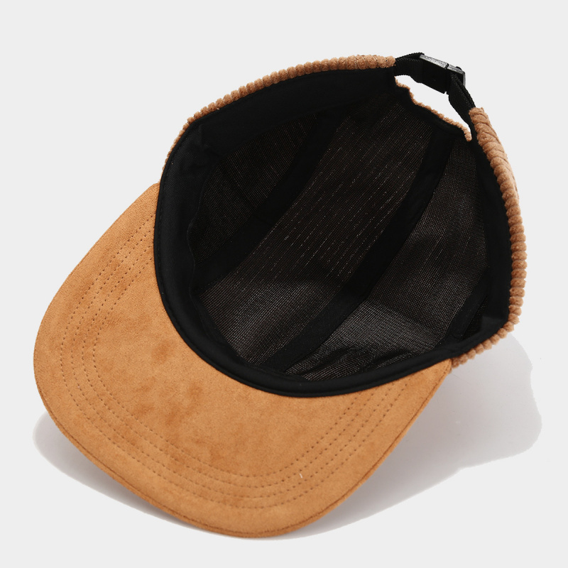 หมวกแก๊ปคอร์ดูรอย 5 ชิ้นแบบเรโ - Corduroy Cap 5 Panel บทวิจารณ์และราคา