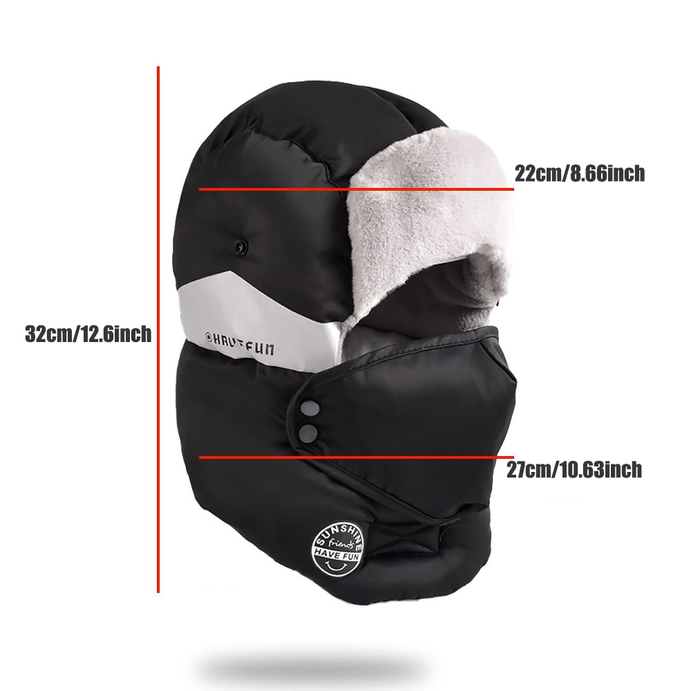 หมวกสกีฤดูหนาวสำหรับผู้ชาย ผ้า - Winter Trapper Hat บทวิจารณ์และราคา