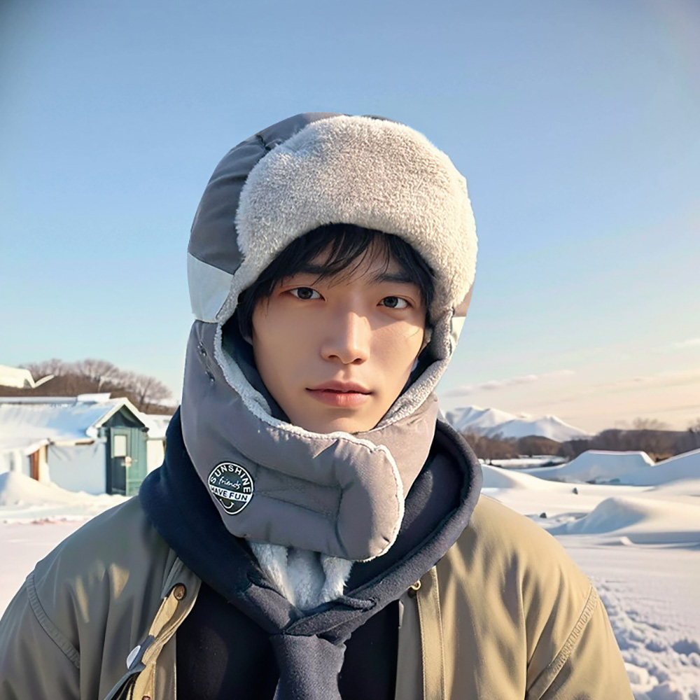 หมวกสกีฤดูหนาวสำหรับผู้ชาย ผ้า - Winter Trapper Hat บทวิจารณ์และราคา