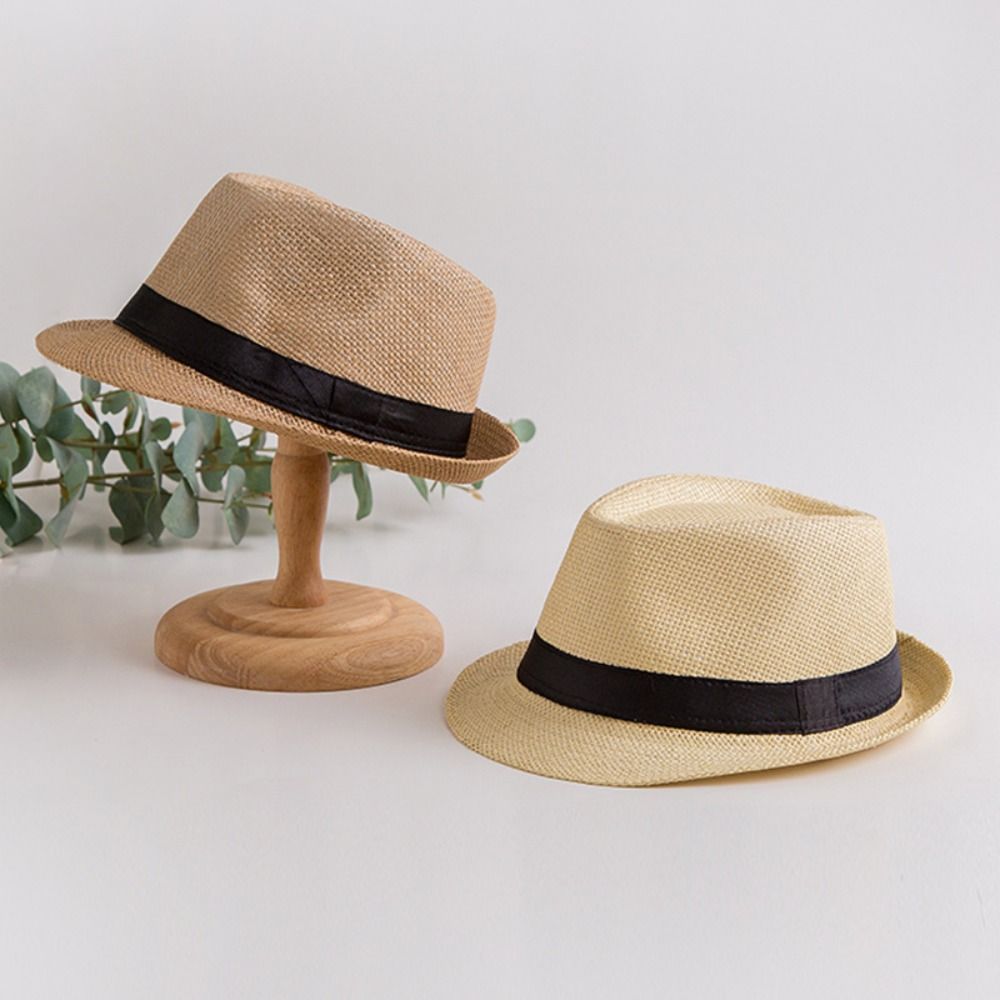 หมวกฟางผู้ชายสไตล์วินเทจ ป้องก - Cowboy Hat Straw บทวิจารณ์และราคา