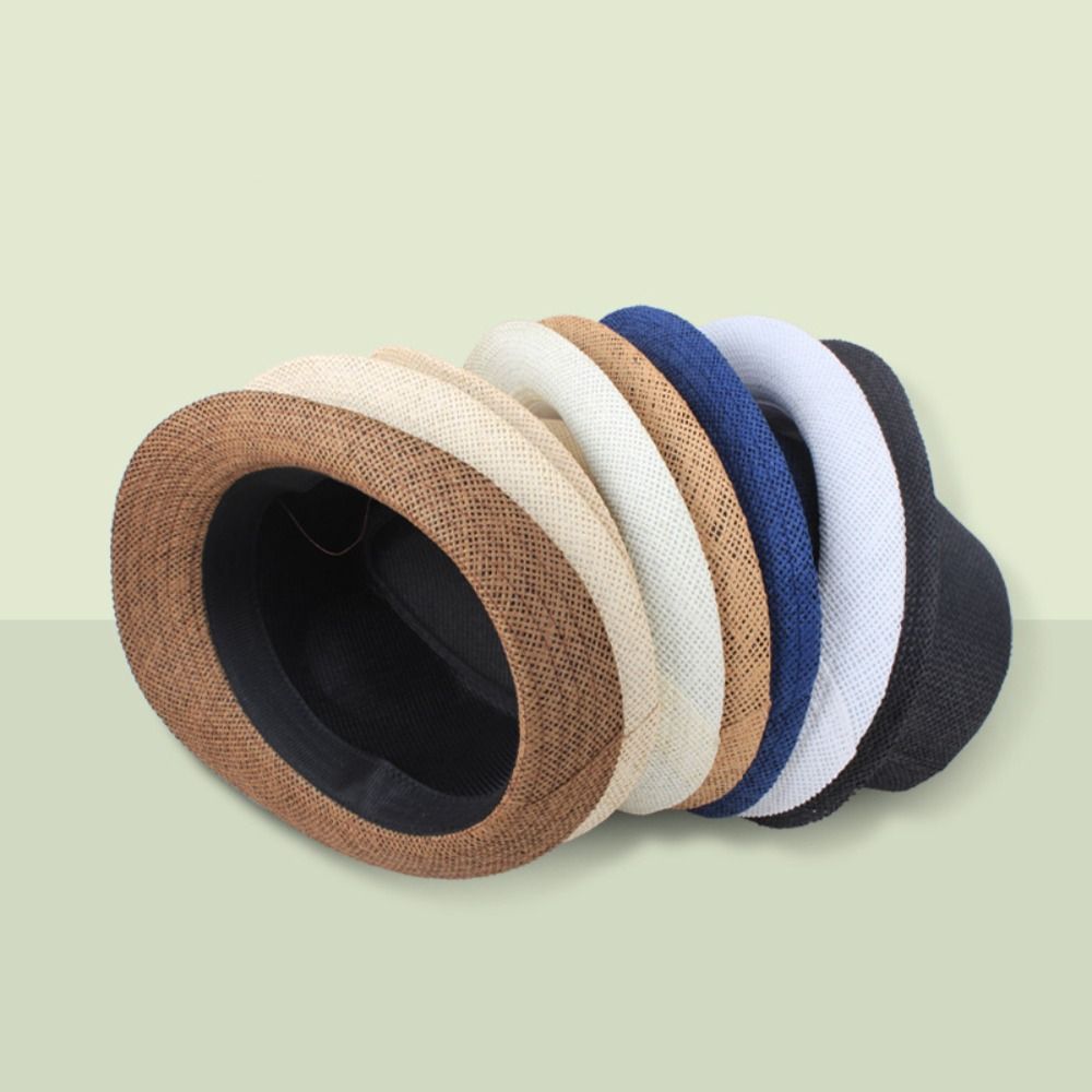หมวกฟางผู้ชายสไตล์วินเทจ ป้องก - Cowboy Hat Straw บทวิจารณ์และราคา