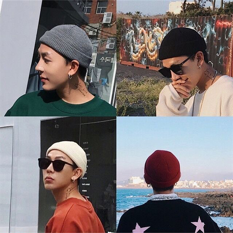 หมวกบีนนี่ไหมพรมอุ่นสำหรับฤดูห - Beanie Cuffed Knit บทวิจารณ์และราคา