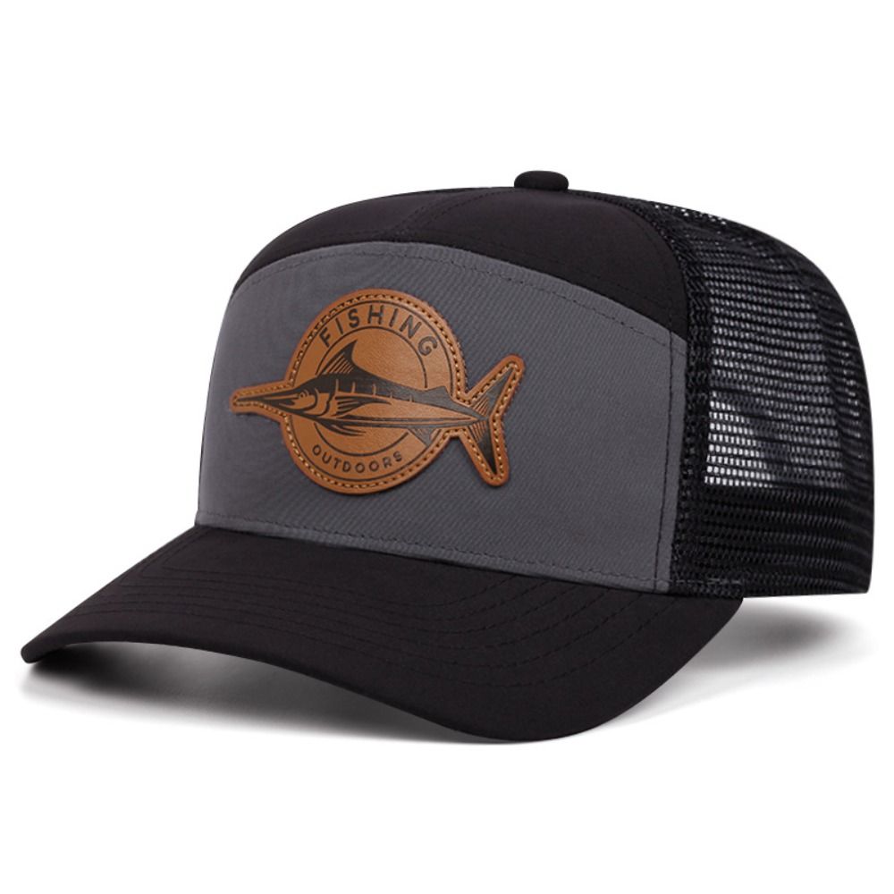 หมวกตกปลาลายฉลามฤดูร้อน หมวกเบ - Trucker Cap Mesh บทวิจารณ์และราคา