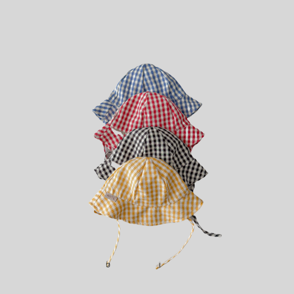 Ins สไตล์ลายสก๊อตหมวกเด็กฤดูใบ - Sun Hat Wide Brim บทวิจารณ์และราคา