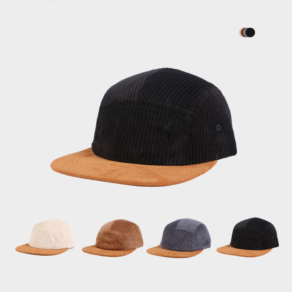 หมวกเบสบอลทรงเรโทรอเนกประสงค์  - Corduroy Cap 5 Panel บทวิจารณ์และราคา