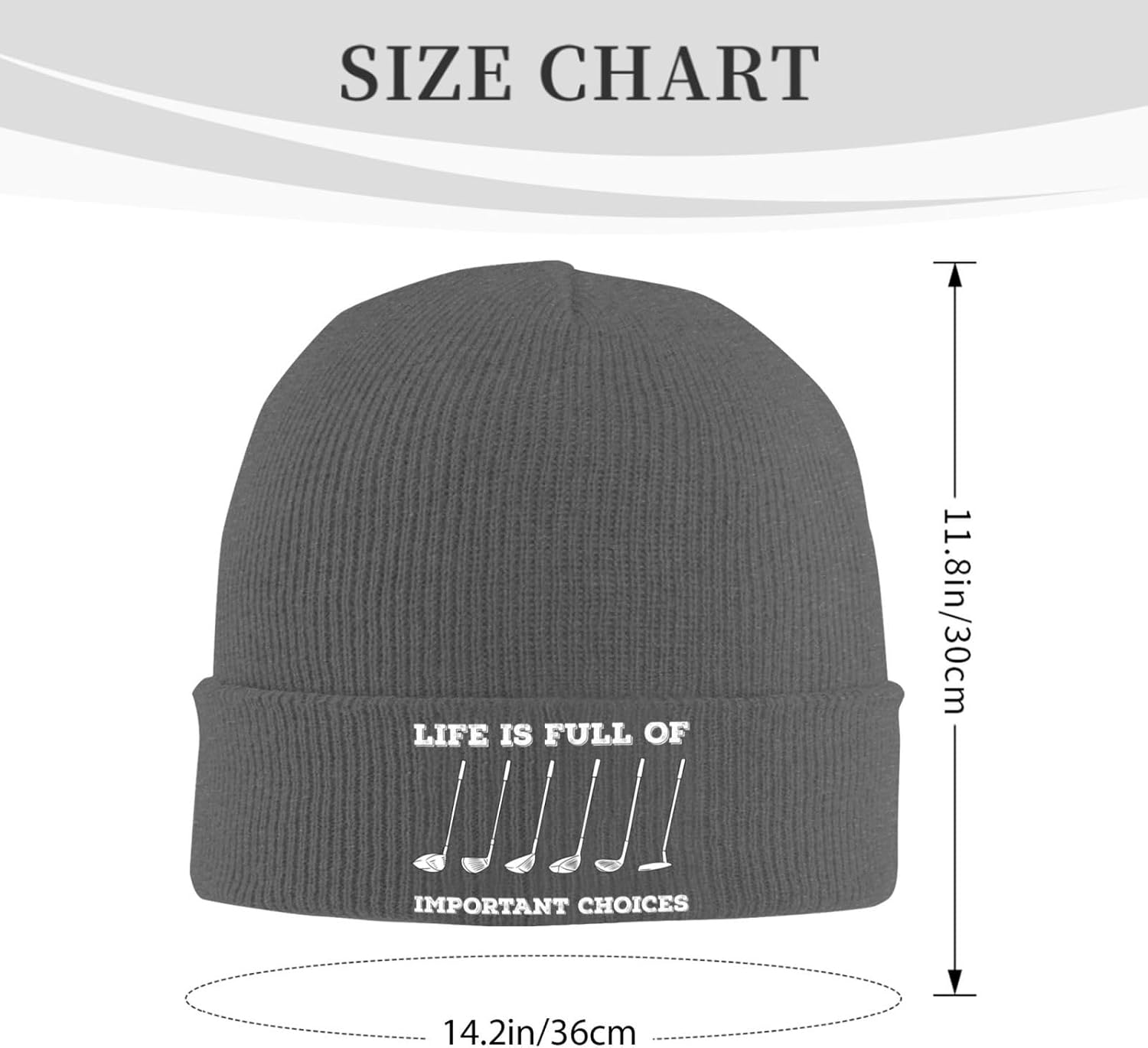 ชีวิตเต็มไปด้วยทางเลือกที่สำคั - Beanie Cuffed Knit บทวิจารณ์และราคา