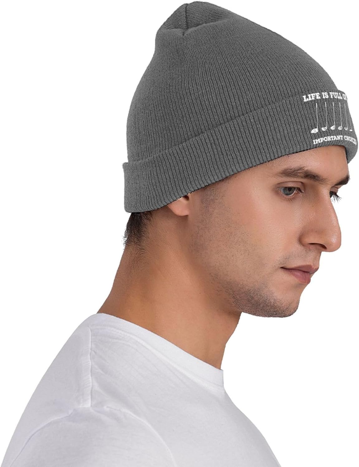 ชีวิตเต็มไปด้วยทางเลือกที่สำคั - Beanie Cuffed Knit บทวิจารณ์และราคา